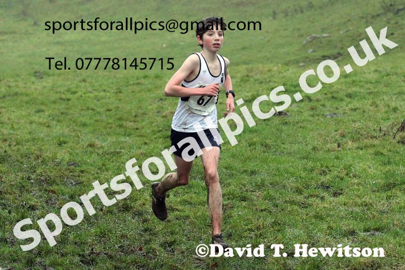 Boys under-15s, NECAA Junior Cross Country Relays, Thornley Farm, Peterlee, Saturday, December 12th. Photo: David T. Hewitson/Sports for All Pics